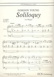 Gordon Young, Soliloquy&nbsp;&nbsp;Orgel&nbsp;&nbsp;Buch