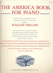 William Deguire, The America Book&nbsp;&nbsp;Klavier&nbsp;&nbsp;Buch