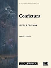 Alistair Coleman, Confictura  Blechbläserensemble  Partitur + Stimmen