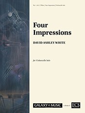 David Ashley White, Four Impressions&nbsp;&nbsp;Cello&nbsp;&nbsp;Buch