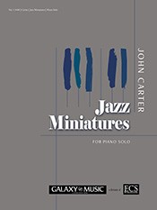 John Carter, Jazz Miniatures&nbsp;&nbsp;Klavier&nbsp;&nbsp;Buch