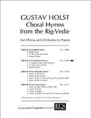 Gustav Holst, Choral Hymns from the Rig-Veda, Group 2&nbsp;&nbsp;Two-Part Treble Voices, Orchestra&nbsp;&nbsp;Stimme