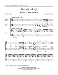 Stephen Chatman, Nature's Cry&nbsp;&nbsp;SSATB and Piano&nbsp;&nbsp;Stimme