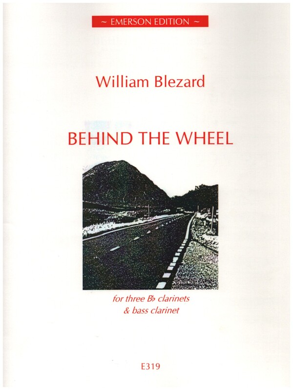 Behind the Wheel  for 3 clarinets and bass clarinet  score and parts