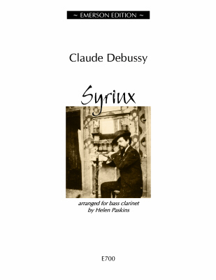 Claude Debussy, Syrinx  Solo Bass Clarinet  Buch