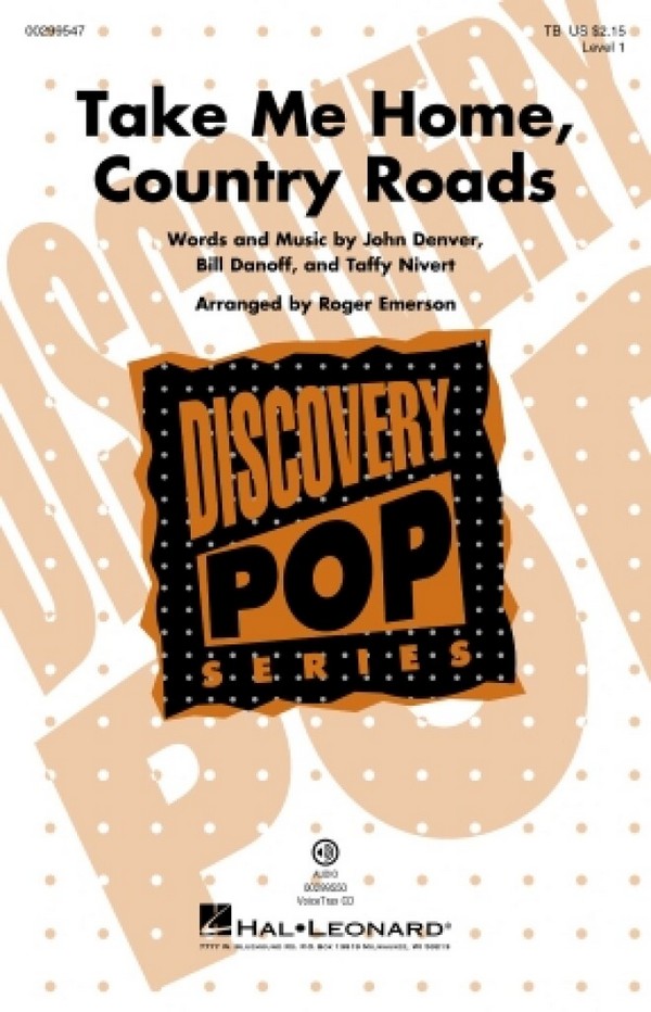 Bill Danoff, Take Me Home, Country Roads&nbsp;&nbsp;VoiceTrax CD&nbsp;&nbsp;CD