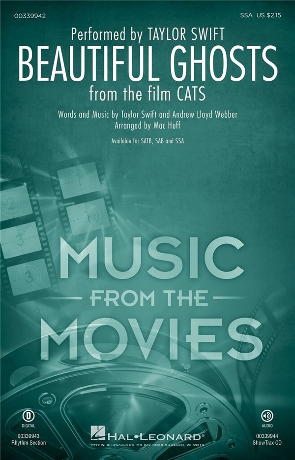 Andrew Lloyd Webber, Beautiful Ghosts&nbsp;&nbsp;SSA&nbsp;&nbsp;Choral Score