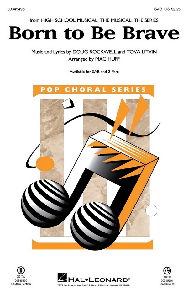 Born to Be Brave&nbsp;&nbsp;SAB&nbsp;&nbsp;Choral Score