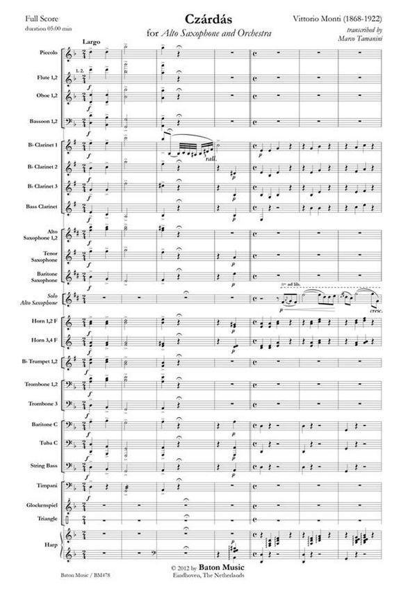 Alberto Ginastera, Ollantay  Concert Band/Harmonie  Partitur + Stimmen