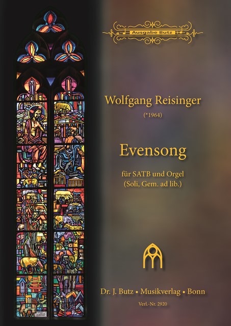 Evensong  für gem Chor und Orgel (Soli, Gemeinde ad lib)  Partitur