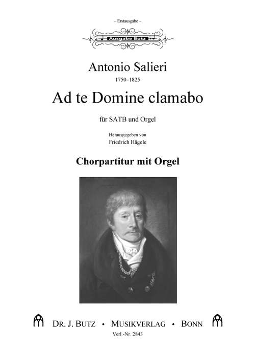Ad te dominue clamabo  für gem Chor und Orgel  Chorpartitur