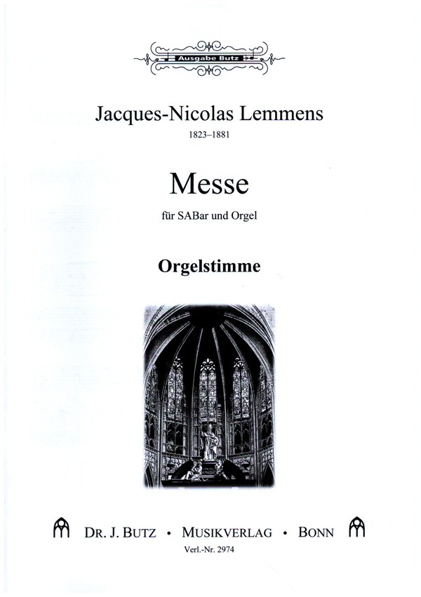 Messe  für gem Chor (SAB) und Orgel  Orgel