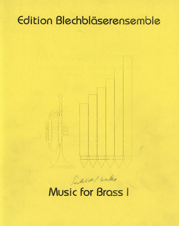 Suchlich/Linke (arr.)&nbsp;&nbsp;Music For Brass Band 1&nbsp;&nbsp;für 2 Trompeten in C und 2 Posaunen