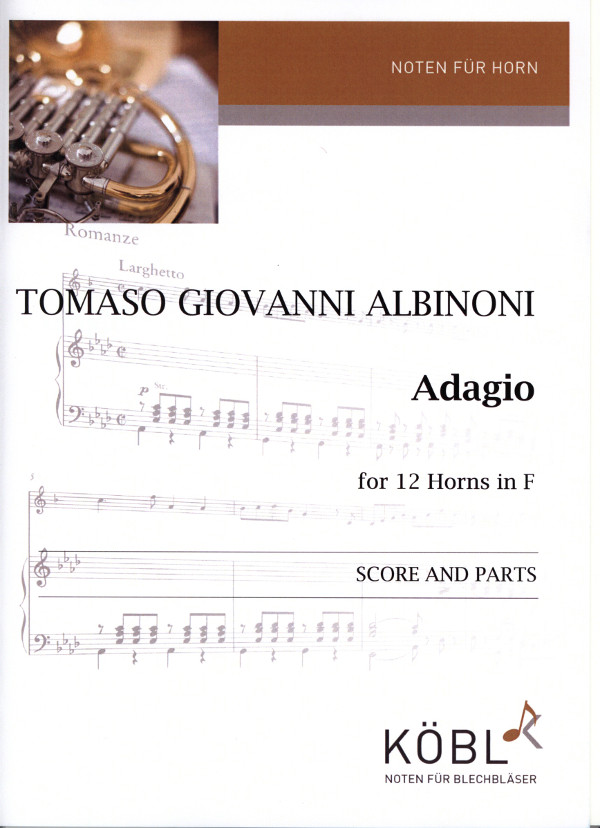 Albinoni, Tomaso&nbsp;&nbsp;Adagio&nbsp;&nbsp;for 12 Horns