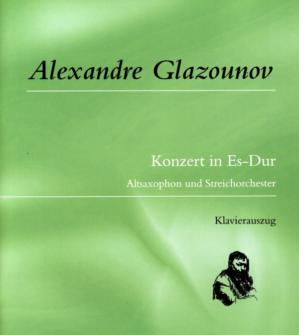 Glazounov, Alexandre (Jobst-Förster/Rid)&nbsp;&nbsp;Konzert in Es Dur&nbsp;&nbsp;für Altsaxophon und Klavier