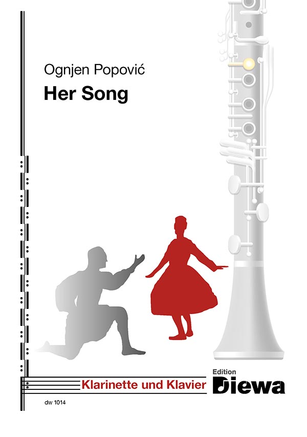 Popovic, Ognjen (*1977)&nbsp;&nbsp;Her Song&nbsp;&nbsp;für Klarinette in B und Klavier