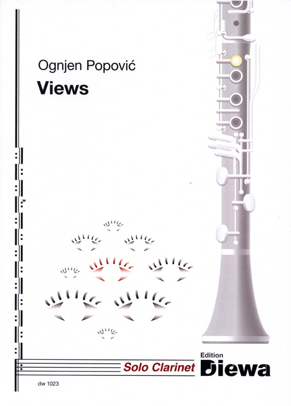 Popovic, Ognjen (*1977)&nbsp;&nbsp;Views&nbsp;&nbsp;für Klarinette Solo (Clarinet Solo)