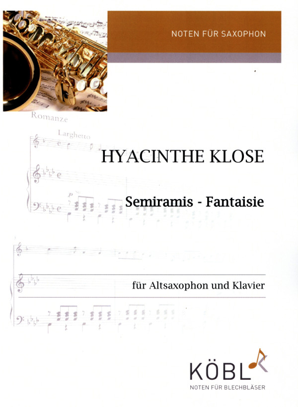 Semiramis-Fantaisie  für Altsaxophon und Klavier  