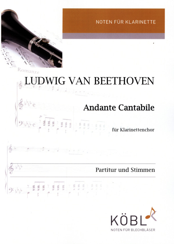 Beethoven, Ludwig van&nbsp;&nbsp;Adagio Cantabile&nbsp;&nbsp;für Klarinettenchor
