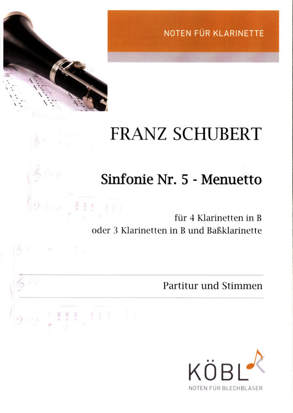 Schubert, Franz (Sieg)&nbsp;&nbsp;Sinfonie Nr. 5 - Menuetto&nbsp;&nbsp;