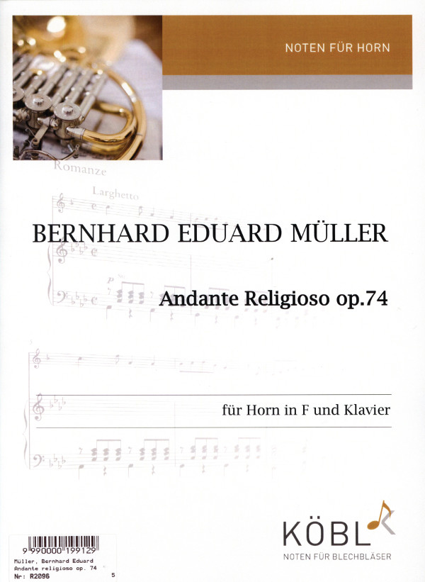 Andante religioso op. 74&nbsp;&nbsp;für Horn und Klavier&nbsp;&nbsp;