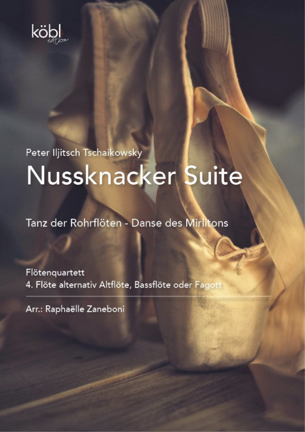 Tschaikowsky, Peter Iljitsch (Zaneboni)&nbsp;&nbsp;Danse des Mirlitons&nbsp;&nbsp;für 4 Flöten
