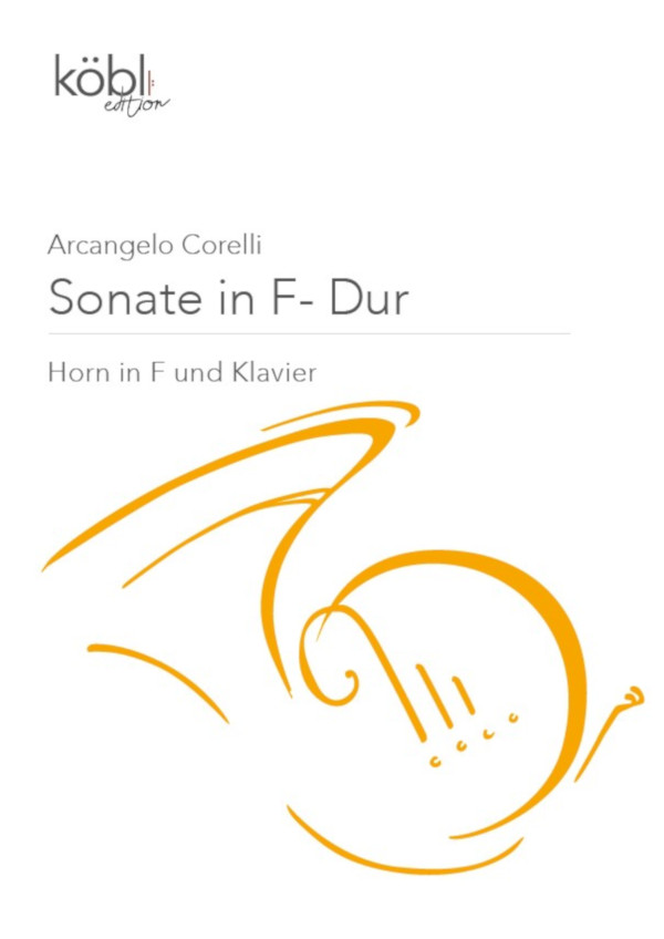 Sonate F-Dur  für Horn und Klavier  
