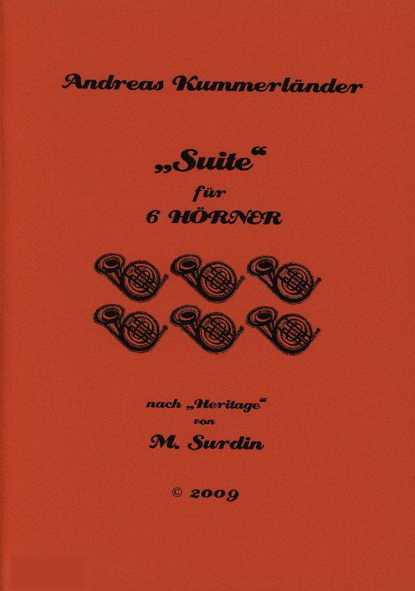 Kummerländer, Andreas&nbsp;&nbsp;Heritage-Variationen für 6 Hörner&nbsp;&nbsp;für 6 Hörner