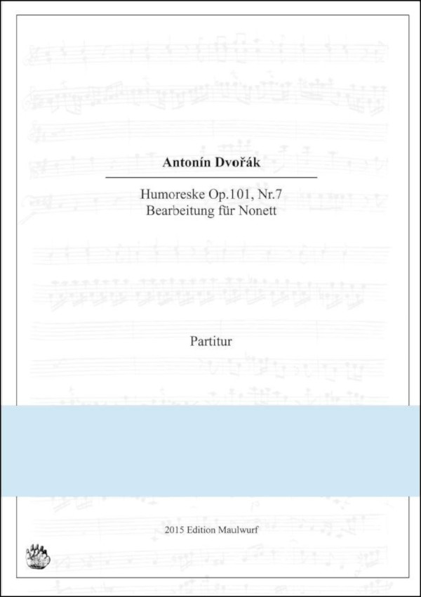 Dvorak, Antonin (Arr. Matthias Pflaum)&nbsp;&nbsp;Klavierstück, Arrangement&nbsp;&nbsp;Bläsernonett
