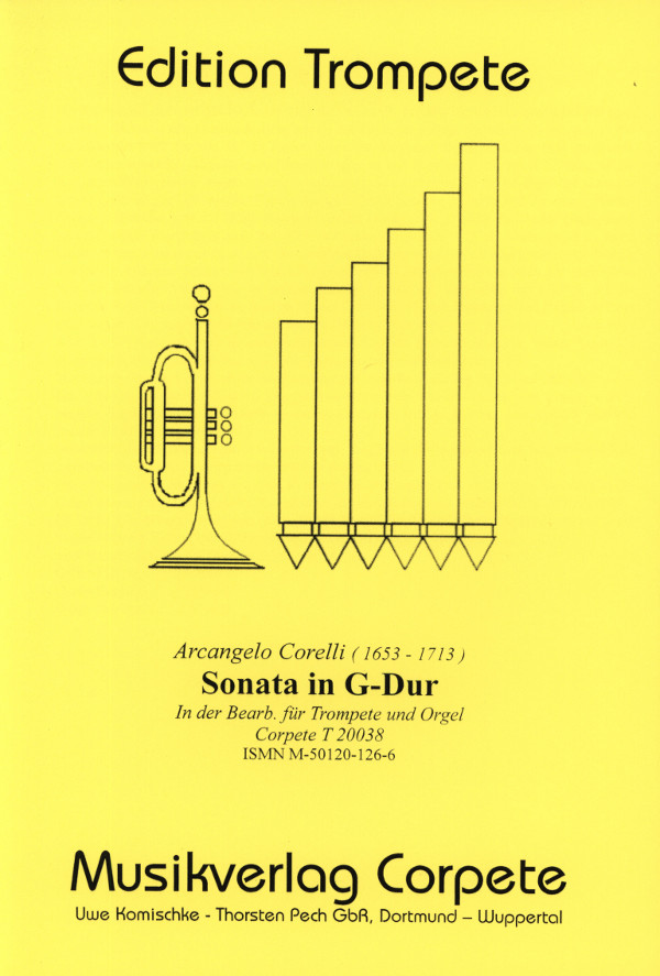 Sonate G-Dur  für Trompete in C und Orgel  