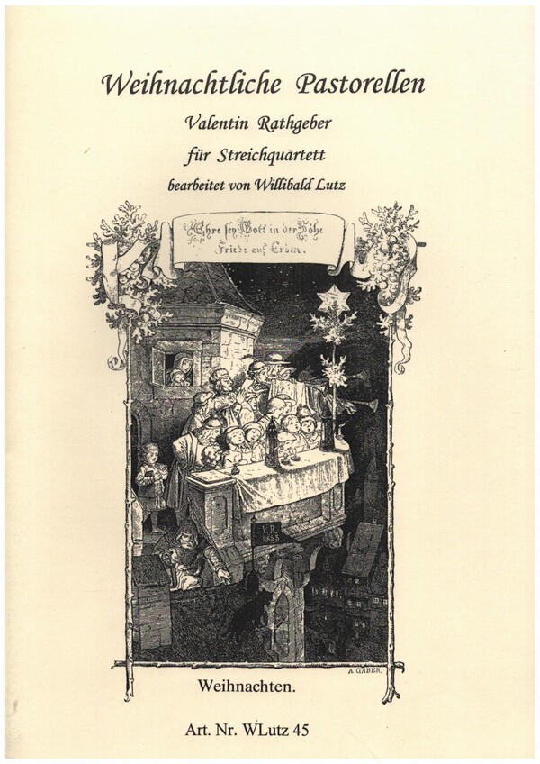 Weihnachtliche Pastorellen  für Streichquartett  Spielpartitur