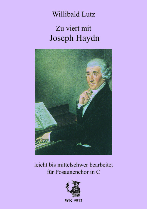 W. Lutz, Zu viert mit Joseph Haydn&nbsp;&nbsp;für Posaunenchor in C&nbsp;&nbsp;