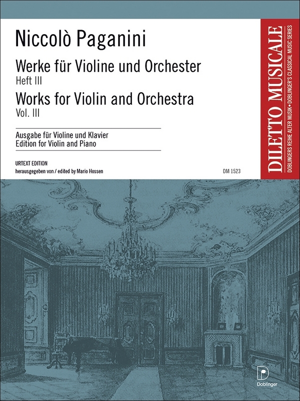 Werke für Violine und Orchester Band 3&nbsp;&nbsp;für Violine und Klavier&nbsp;&nbsp;