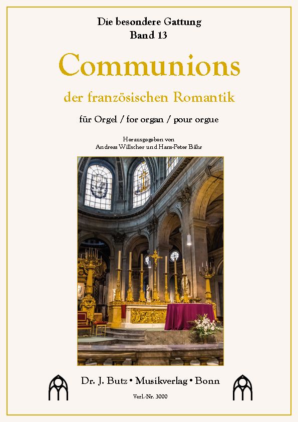 Communions der französischen Romantik&nbsp;&nbsp;für Orgel&nbsp;&nbsp;