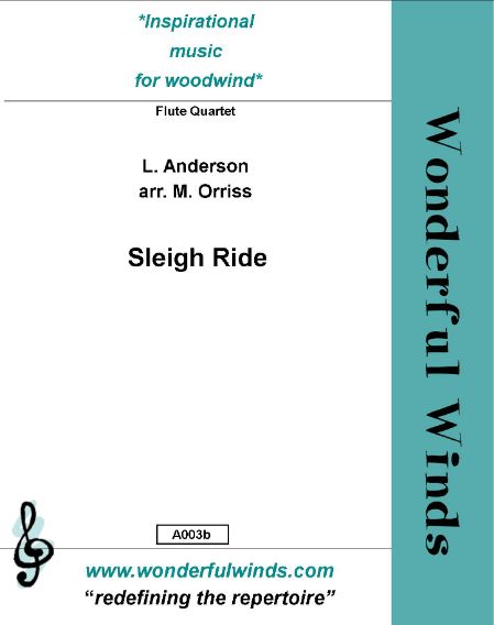 Anderson, L., Sleigh Ride  3 Flutes, A, #  