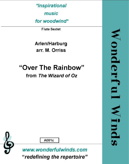 Arlen, H., Over the Rainbow (Oz)  6 Flutes incl. Pc, A, B  