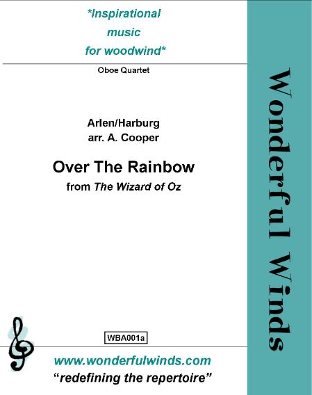 Arlen, H., Over the Rainbow (Oz)  Ob, Ob d'Am, CA, B Ob  
