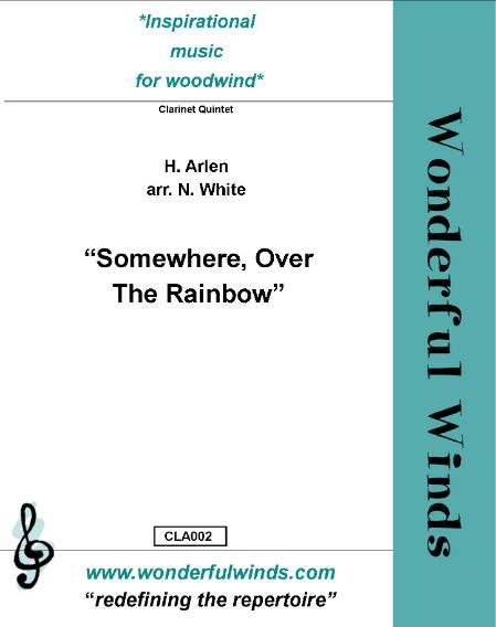 Arlen, H., Somewhere, Over The Rainbow  5 Bb Clarinets  