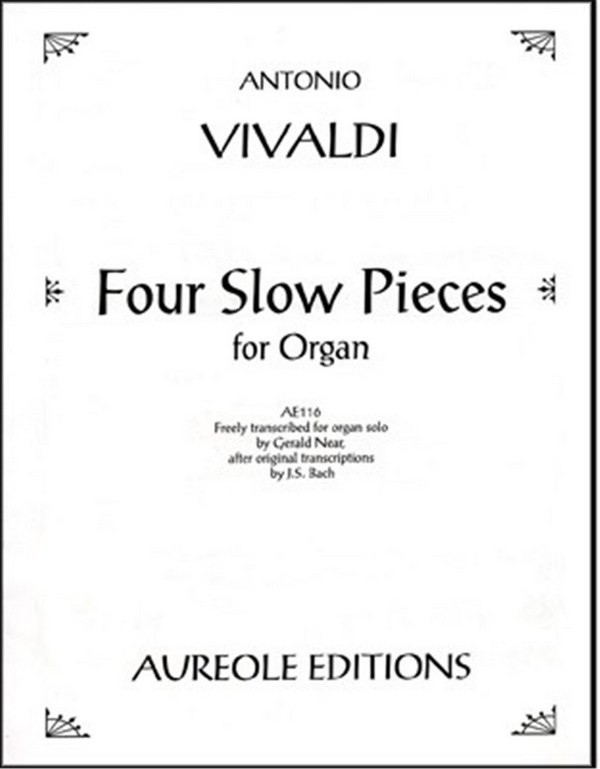 Antonio Vivaldi, Four Slow Pieces  Orgel  Buch