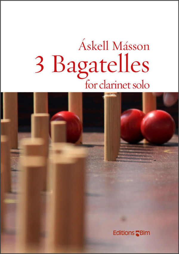Askell Masson, 3 Bagatelles&nbsp;&nbsp;Klarinette&nbsp;&nbsp;Buch