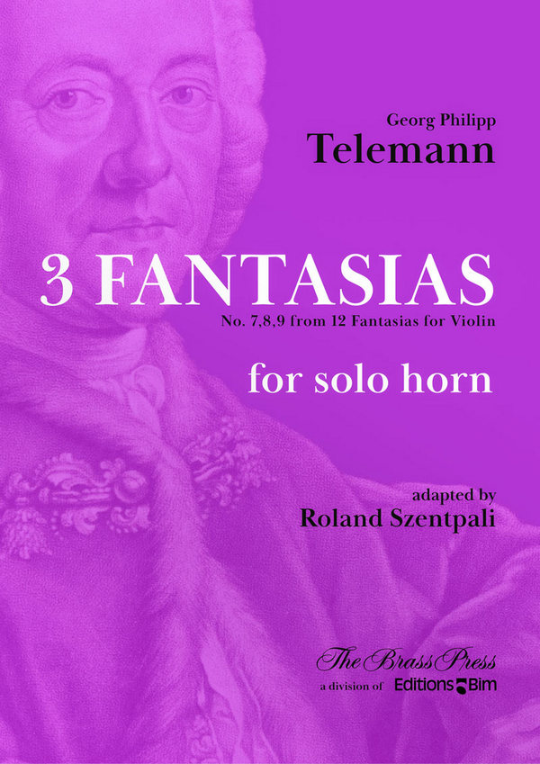 Georg Philip Telemann, 3 Fantasias No. 7, 8, 9, 12&nbsp;&nbsp;Horn&nbsp;&nbsp;Buch
