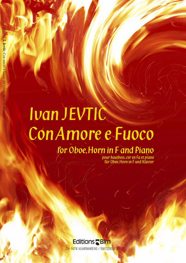 Ivan Jevti?, Con Amore E Fuoco&nbsp;&nbsp;Oboe, Horn and Piano&nbsp;&nbsp;Klavierauszug