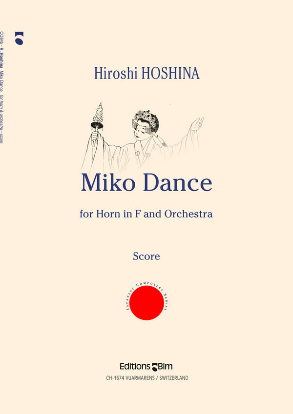 Hiroshi Hoshina, Miko Dance&nbsp;&nbsp;Horn and Orchestra&nbsp;&nbsp;Partitur