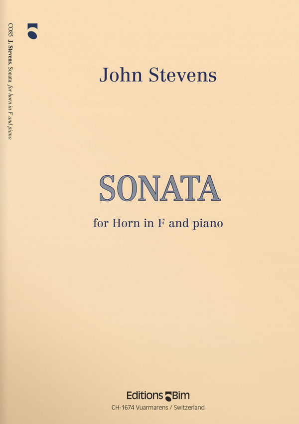 John Stevens, Sonata&nbsp;&nbsp;Horn und Klavier&nbsp;&nbsp;Buch