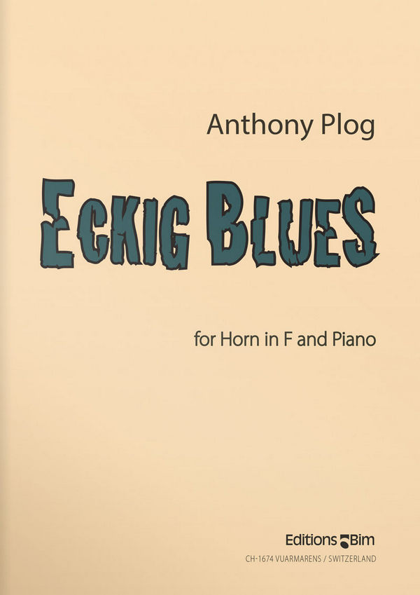 Eckig Blues  for horn in F and piano   