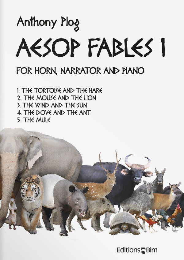 Anthony Plog, Aesop Fables I&nbsp;&nbsp;Horn [F], Narrator and Piano&nbsp;&nbsp;Buch