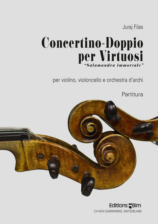 Juraj Filas, Concertino-Doppio Per Virtuosi&nbsp;&nbsp;Violin, Cello and String Orchestra&nbsp;&nbsp;Partitur + Stimmen
