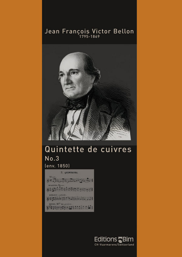 Jean Bellon, Quintette de Cuivres No. 3&nbsp;&nbsp;Blechbläserquintett&nbsp;&nbsp;Partitur + Stimmen