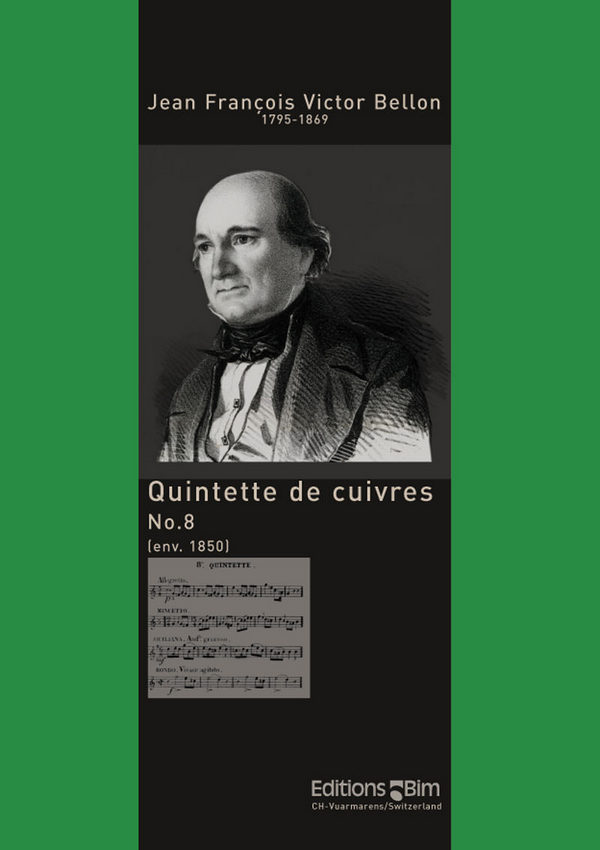 Jean Bellon, Quintette No. 8&nbsp;&nbsp;Blechbläserquintett&nbsp;&nbsp;Stimmensatz