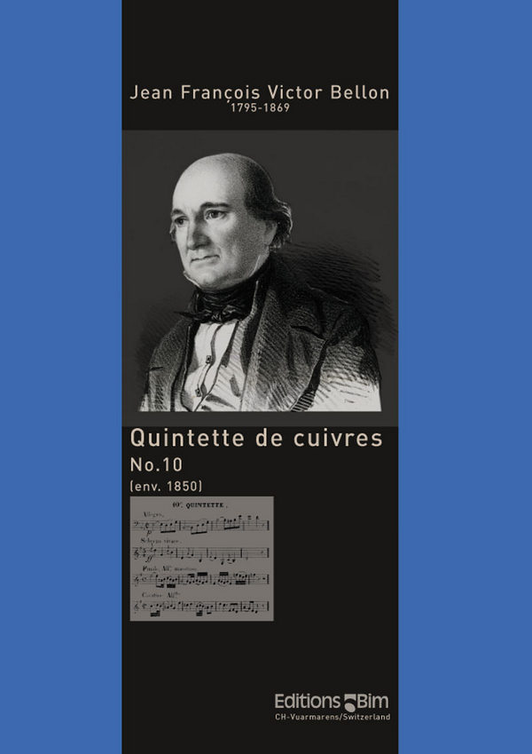 Jean Bellon, Quintette No. 10&nbsp;&nbsp;Blechbläserquintett&nbsp;&nbsp;Stimmensatz